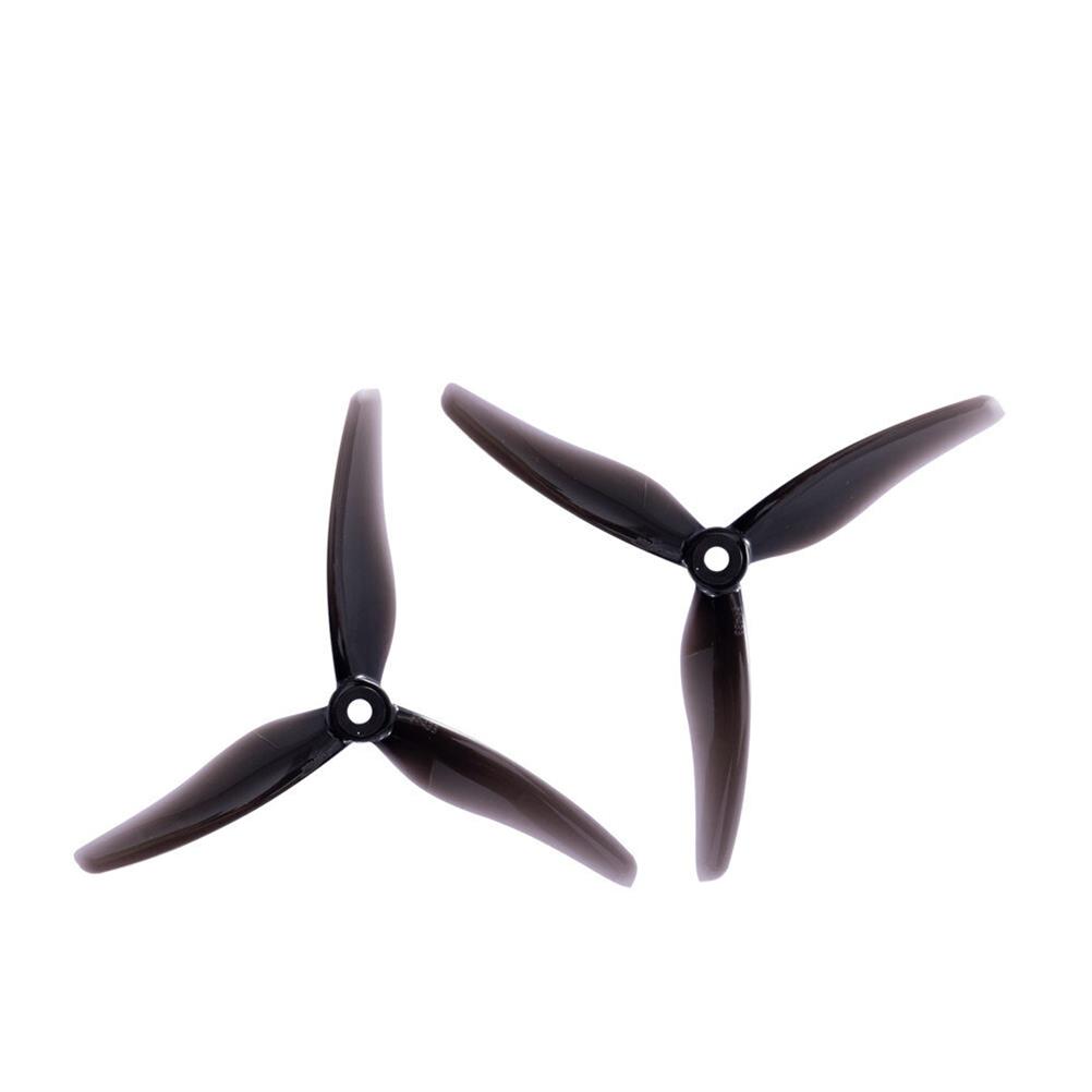 RC1624370 - 2 Pairs / 10 Pairs Gemfan Hurricane 51433 5.1x4.3 5143 5.1 Inch 3-Blade Freestyle Propeller M5 Hole for RC Drone FPV Racing