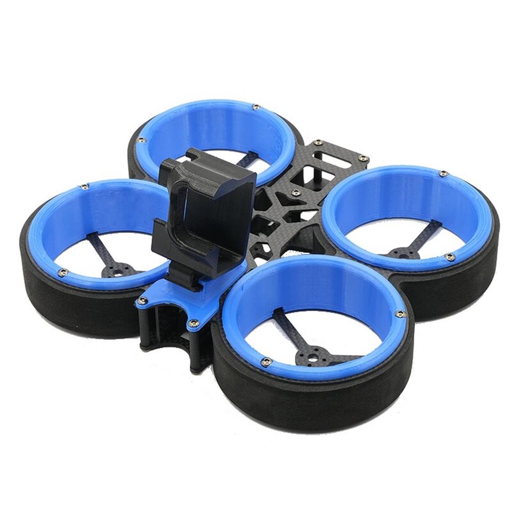 RC1686276 1 - B6FPV BEE BUMPER 3 Inch 159mm FPV CineWhoop drone Frame Kit Anti-vibration EVA Sponge PC Duct Compatible with DJI FPV Air Unit