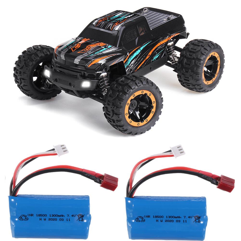RC1694713 - HBX 16889 Two Battery 1/16 2.4G 4WD 45km/h Brushless RC Car LED Light Full Proportional Off-Road Truck RTR Model