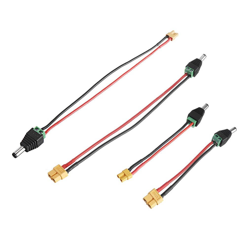 RC1698770 1 - URUAV DC 5.5mm*2.5mm Female to Amass XT30/XT60 Female Connector Plug Cable for URUAV 6 in 1 PRO/ToolkitRC Charger