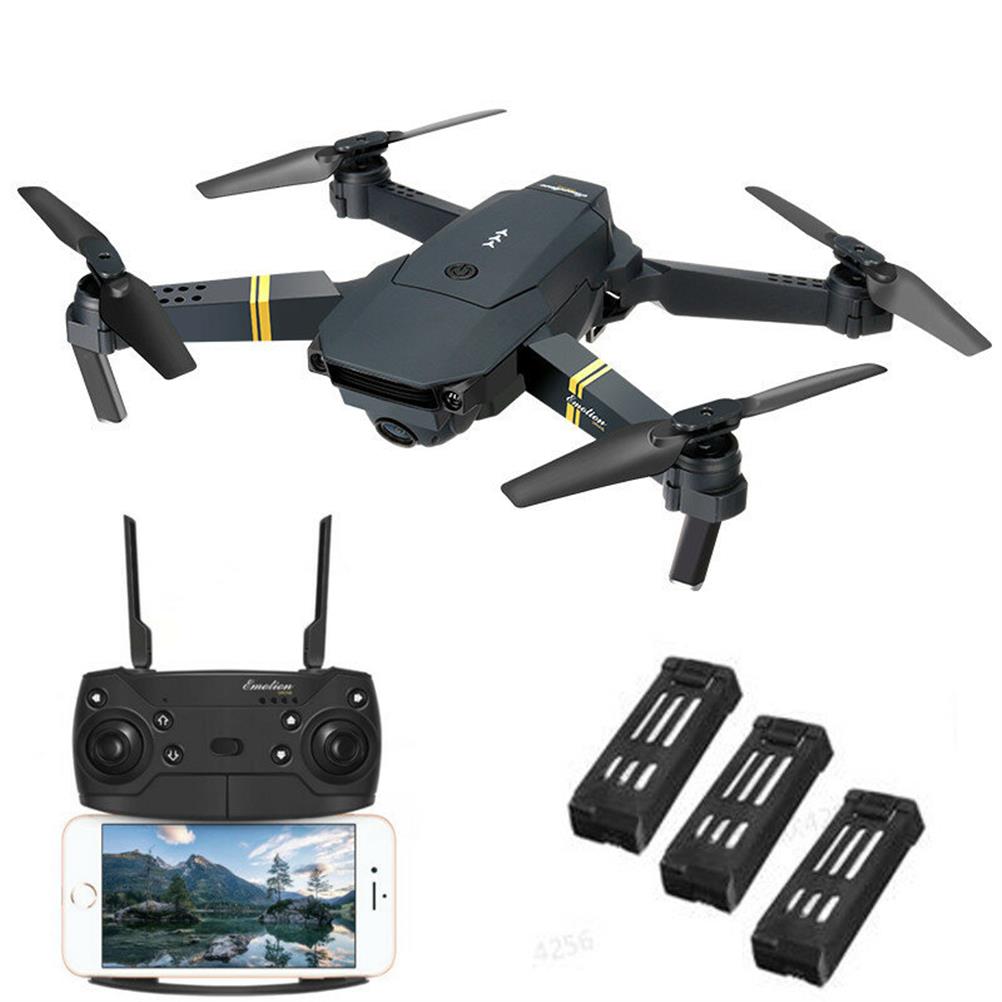 RC1766253 - Eachine E58 WIFI FPV With 720P HD Wide Angle Camera High Hold Mode Foldable RC Drone Quadcopter RTF Three Batteries