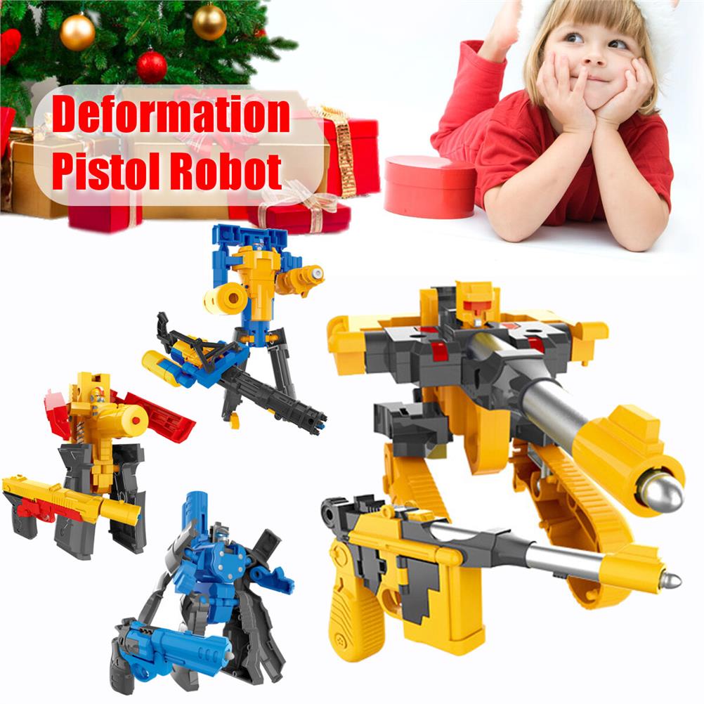 RC1789617 1 - Children's Deformation Pistol Robot Toy Puzzle DIY Assembly Toy Christmas Gift