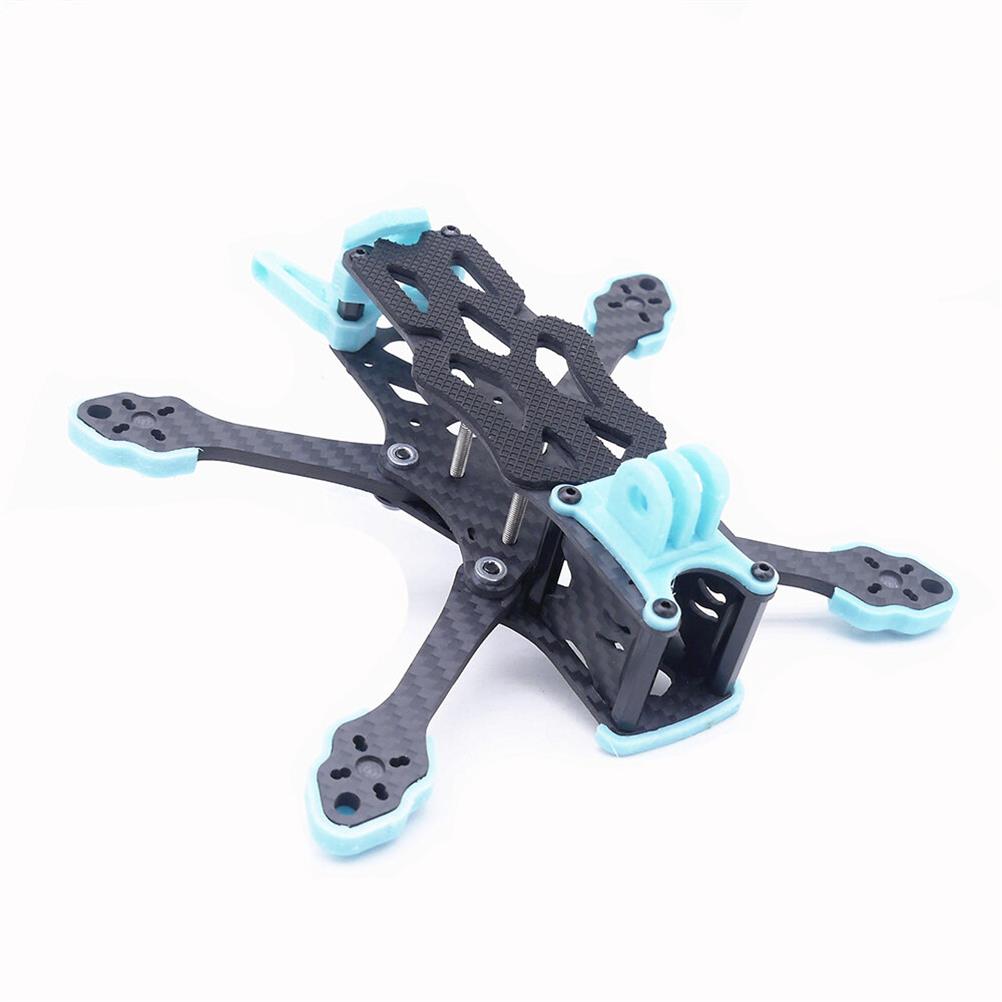 RC1882596 1 - STEELE 3 154mm 3 Inch / STEELE 4 178mm Wheelbase 4 Inch Carbon Fiber Frame Kit 4mm Arm Thickness Support Vista Air Unit for RC Drone FPV Racing