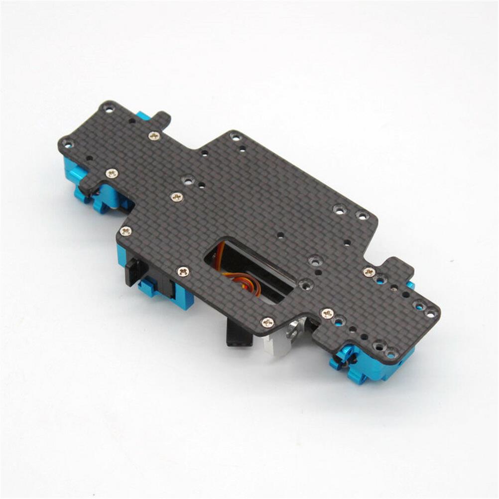 RC1890456 1 - Upgraded Carbon Fiber Chassis Bottom Second Floor Plate for Wltoys 284161 284010 284131 K989 K979 K999 1/28 RC Car Vehicles Parts