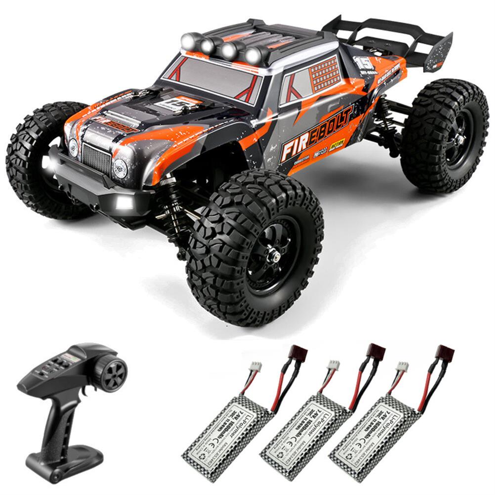 RC1940726 - HBX Haiboxing 901A Several Battery RTR 1/12 2.4G 4WD 50km/h Brushless RC Cars Fast Off-Road LED Light Truck Models Toys