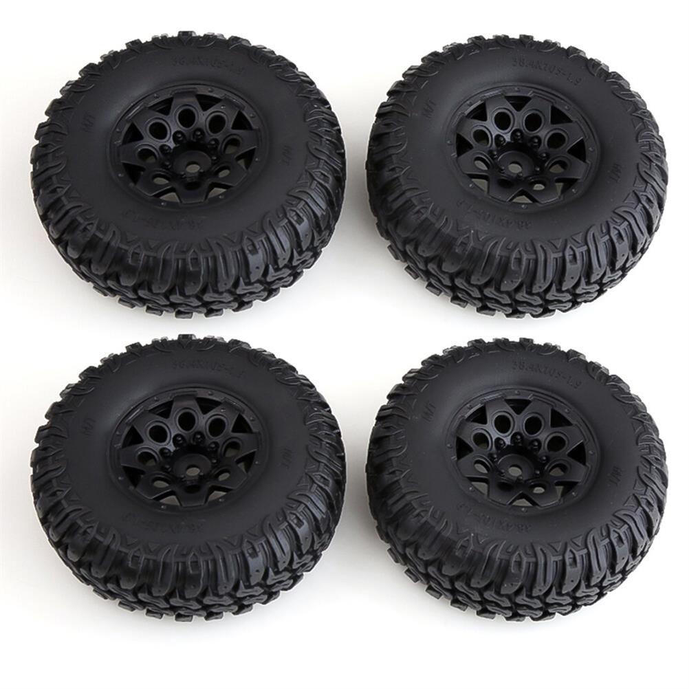 RC1951419 1 - 4PCS 1.9 inch Wheel Tires for 1/10 SCX10 90046 TRX4 D90 Yikong RGT RedCrawler Truck RC Car Vehicles Spare Parts