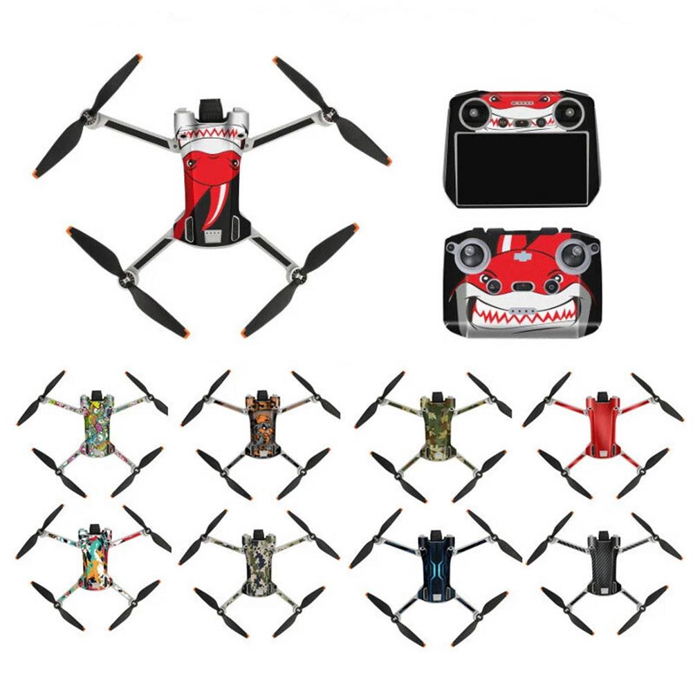 RC1962448 - Sunnylife Waterproof PVC Stickers Drone Body Skin Protective Arm Remote Control Protector for DJI Mini 3 PRO RC Drone