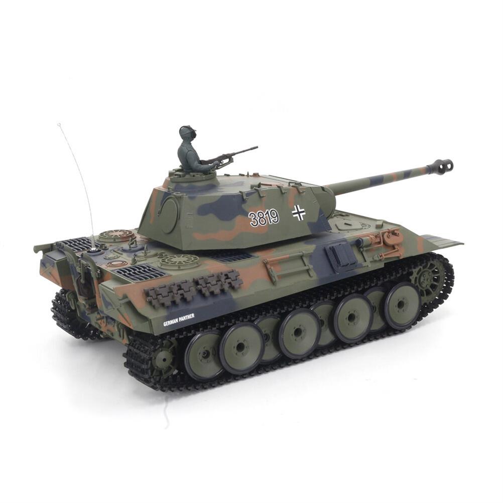 RC1963676 1 - Heng Long 3819-1 7.0 1/16 2.4G Larger Germany Panther RC Tank Infrared Battle Launch Vehicles Models Smoke Sound Toys