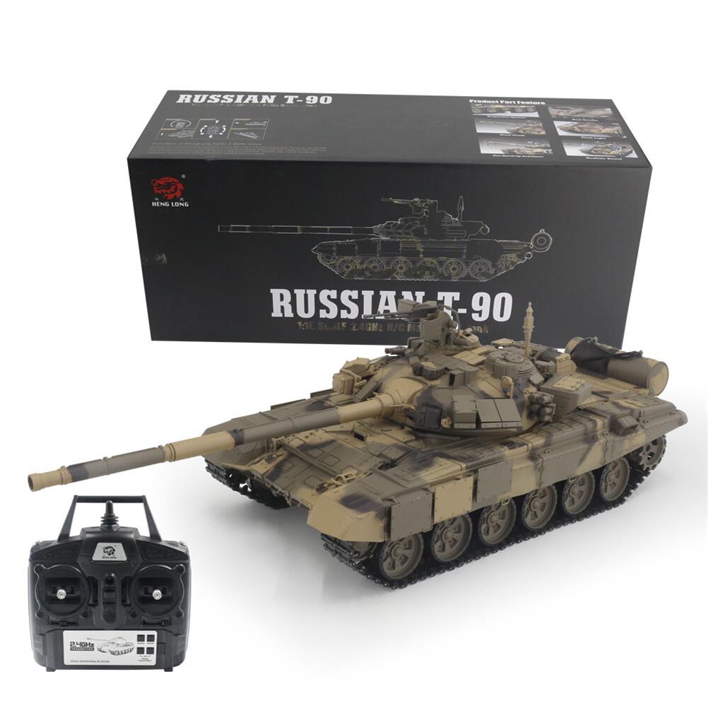 RC1968039 - Heng Long 3938-1 Russian T90 7.0 1/16 2.4G RC Tank Infrared Battle Launch Vehicles Models Smoke Sound Toys