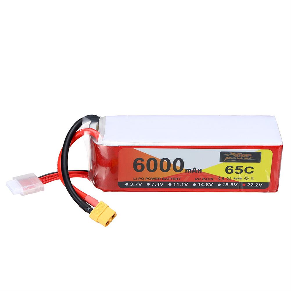 RC1969371 - ZOP Power 22.2V 6000mAh 65C 6S LiPo Battery XT60 Plug for RC Drone