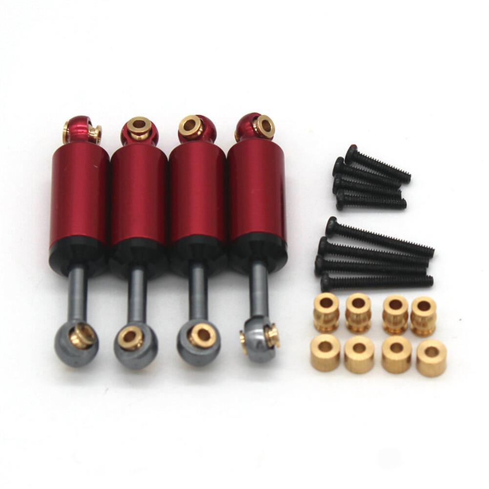 RC1969977 1 - 4PCS Upgraded Metal Inner Springs Shock Absorbers for FMS FCX24 12401 POWER WAGON 1/24 RC Car Vehicles Model Spare Parts