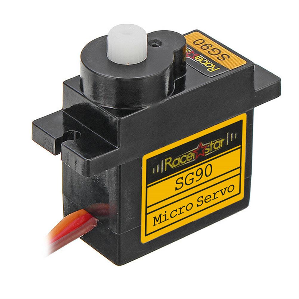 RC1975336 1 - Racerstar SG90 9g Micro Plastic Gear Analog Servo For RC Helicopter Airplane Robot