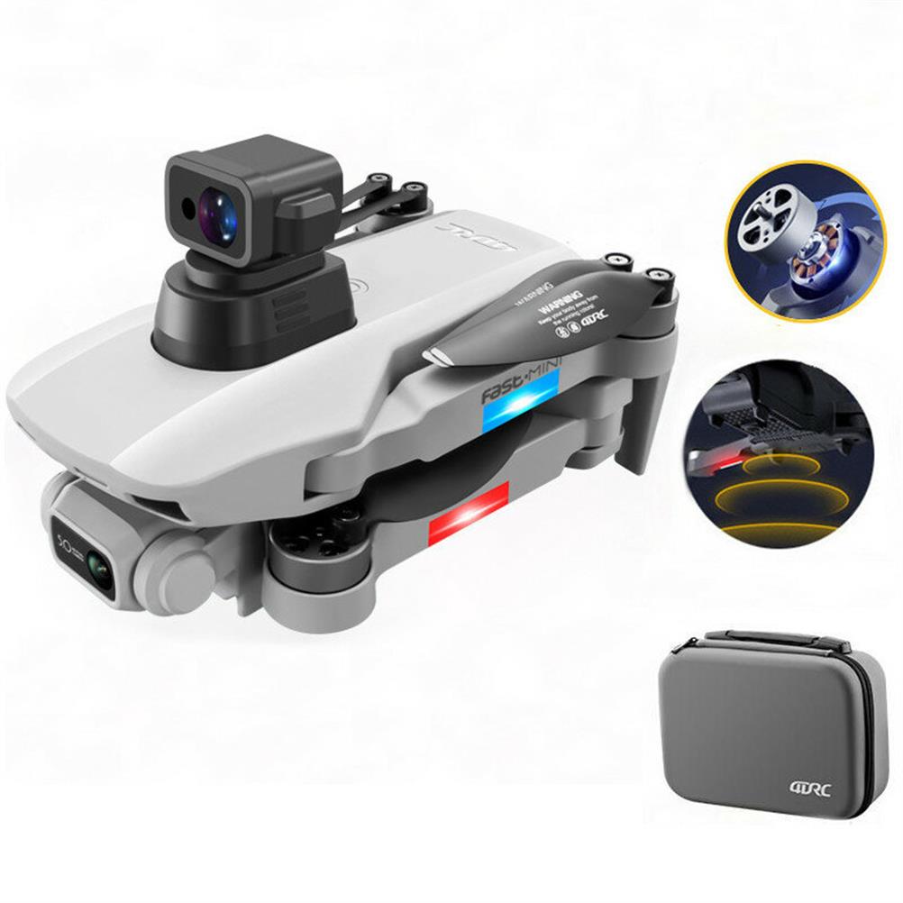 RC1975531 - 4DRC F8S GPS 5G WiFi 3KM FPV with 6K HD ESC Dual Camera Infrared Obstacle Avoidance Optical Flow Brushless Foldable RC Drone Quadcopter RTF