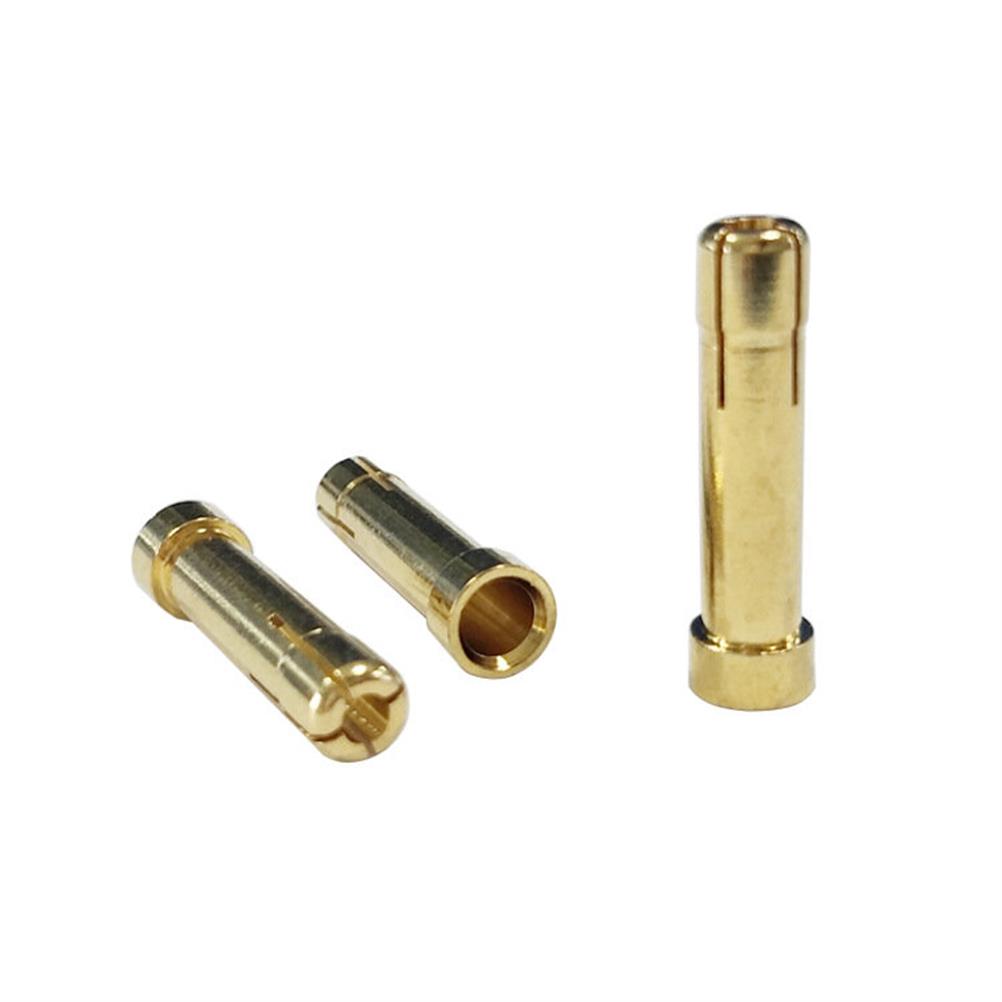 RC1976874 - 5pcs 4mm Plugs Adapter Gold Plated Bullet Change 5mm Connector Plug Sets RC Part for Battery Terminals Connector Kit