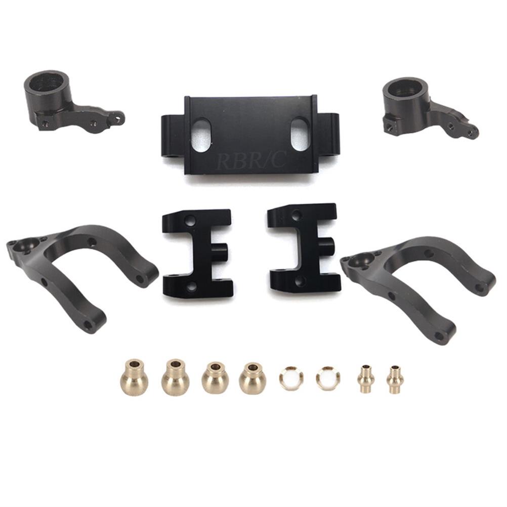 RC1976923 1 - RBR/C Upgraded Metal Upper Lower Swing Arm Steering Parts Set R507 for WPL D12 1/10 RC Car Vehicles Models Parts