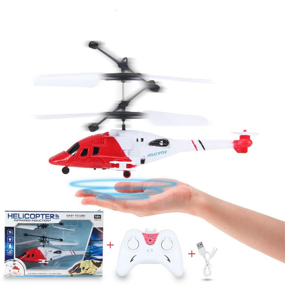 RC1978034 - HFD-818 Infrared Induction Gesture Sensing Levitation Flying One key Take Off/Landing Altitude Hold Dual Motor RC Helicopter Kids Toys
