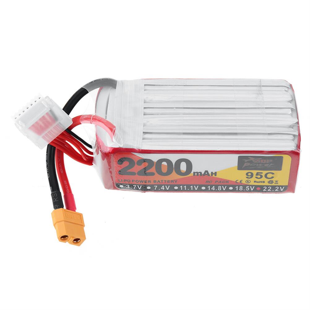 RC1979910 - ZOP POWER 22.2V 2200mAh 95C 6S LiPo Battery XT60 Plug for RC Drone