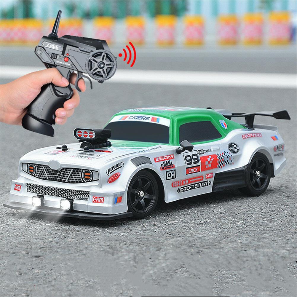 RC1980099 - HB Toys SC16A RTR 1/16 2.4G 4WD Drift RC Car Spray LED Light On-Road Vehicles High Speed Models Kids Children Gifts Toys