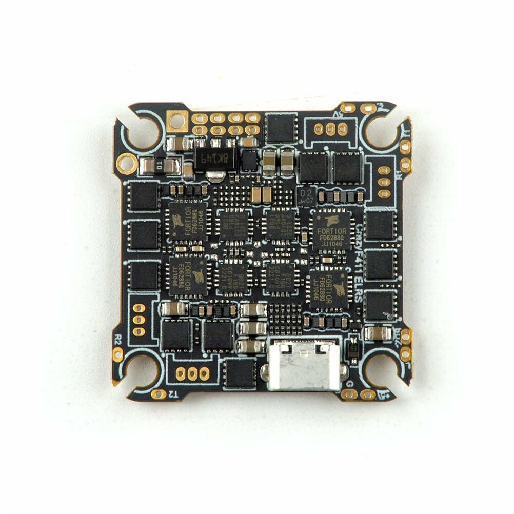 RC1980745 1 - Happymodel CrazyF411 ELRS AIO 4in1 Flight Controller Built-in UART 2.4G ELRS Receiver 20A ESC for Crux35 Toothpick FPV Racing Drone