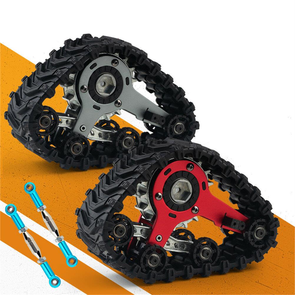 RC1981575 - 4PCS SG W001 Upgraded Track Wheels Tires 12mm Hex All Terrain for 124017 144001 104072 EC30B EAT14 1/10 1/12 1/14 RC Car Crawler Truck High Speed Model Spare Parts