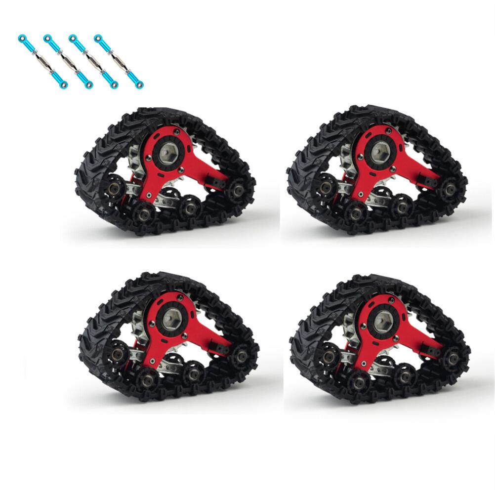 RC1981575 1 - 4PCS SG W001 Upgraded Track Wheels Tires 12mm Hex All Terrain for 124017 144001 104072 EC30B EAT14 1/10 1/12 1/14 RC Car Crawler Truck High Speed Model Spare Parts