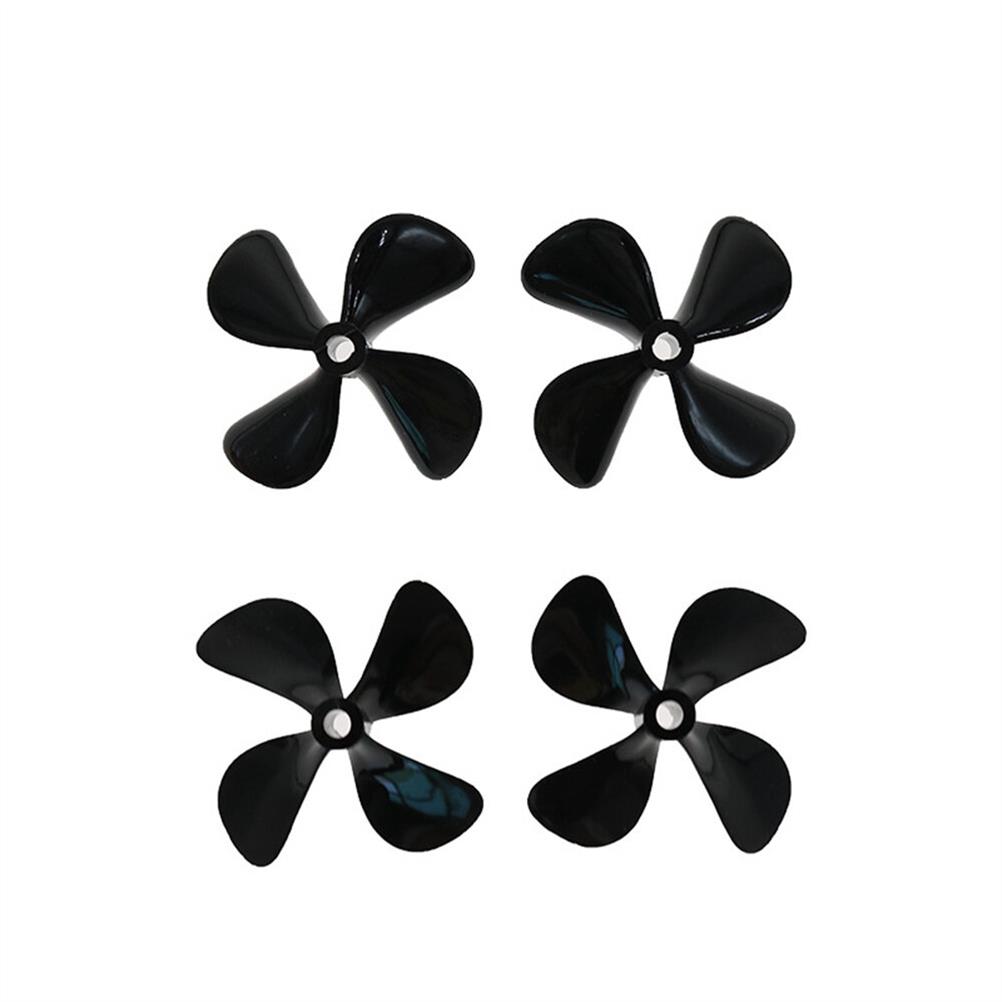 RC1982551 1 - 1PC Four Blades Propellers 4mm RC Boat DIY Model Fishing Bait Toys Parts D50/55/60mm PC High Strength Positive & Reverse