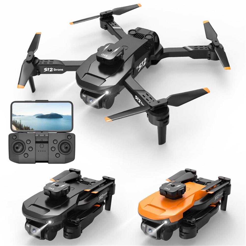RC1983244 - S12 5G WIFI FPV with 8K HD Dual Camera 360 Obstacle Avoidance Optical Flow Positioning 25mins Flight Time Foldable RC Drone Quadcopter RTF