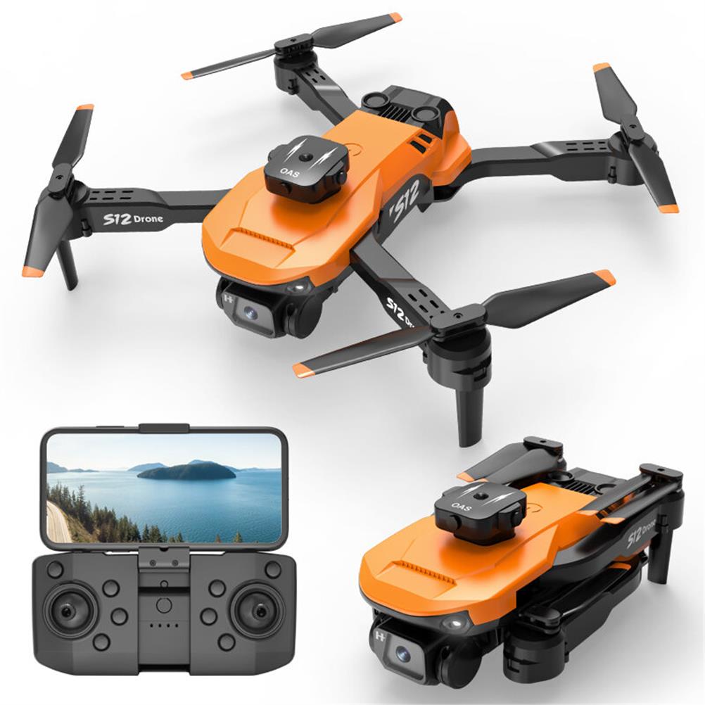 RC1983244 1 - S12 5G WIFI FPV with 8K HD Dual Camera 360 Obstacle Avoidance Optical Flow Positioning 25mins Flight Time Foldable RC Drone Quadcopter RTF