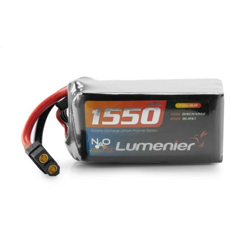 RC1983876 - Lumenier N2O Extreme 22.2V 1550mAh 6S 150C LiPo Battery XT60 Plug for RC Drone