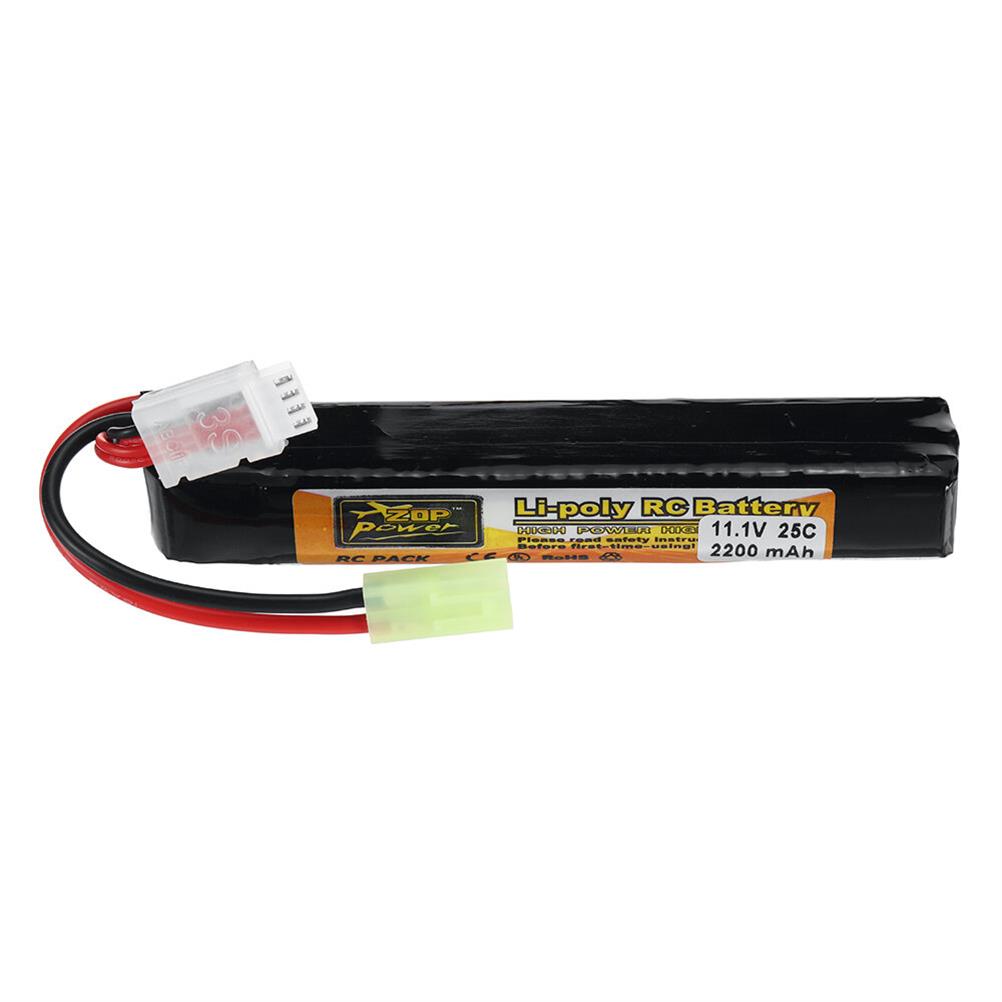 RC1988222 - ZOP Power 11.1V 2200mAh 25C 3S LiPo Battery Tamiya Plug With T Plug Adapter Cable for RC Car