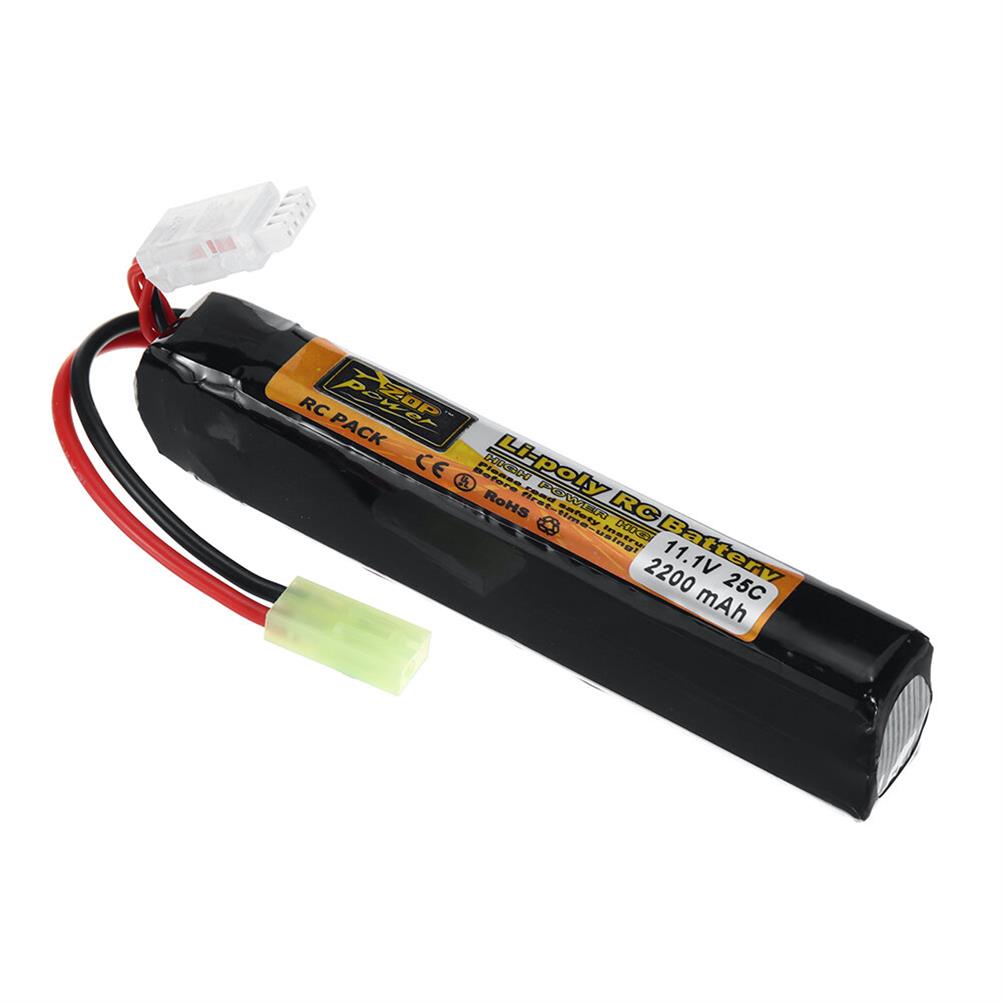 RC1988222 1 - ZOP Power 11.1V 2200mAh 25C 3S LiPo Battery Tamiya Plug With T Plug Adapter Cable for RC Car