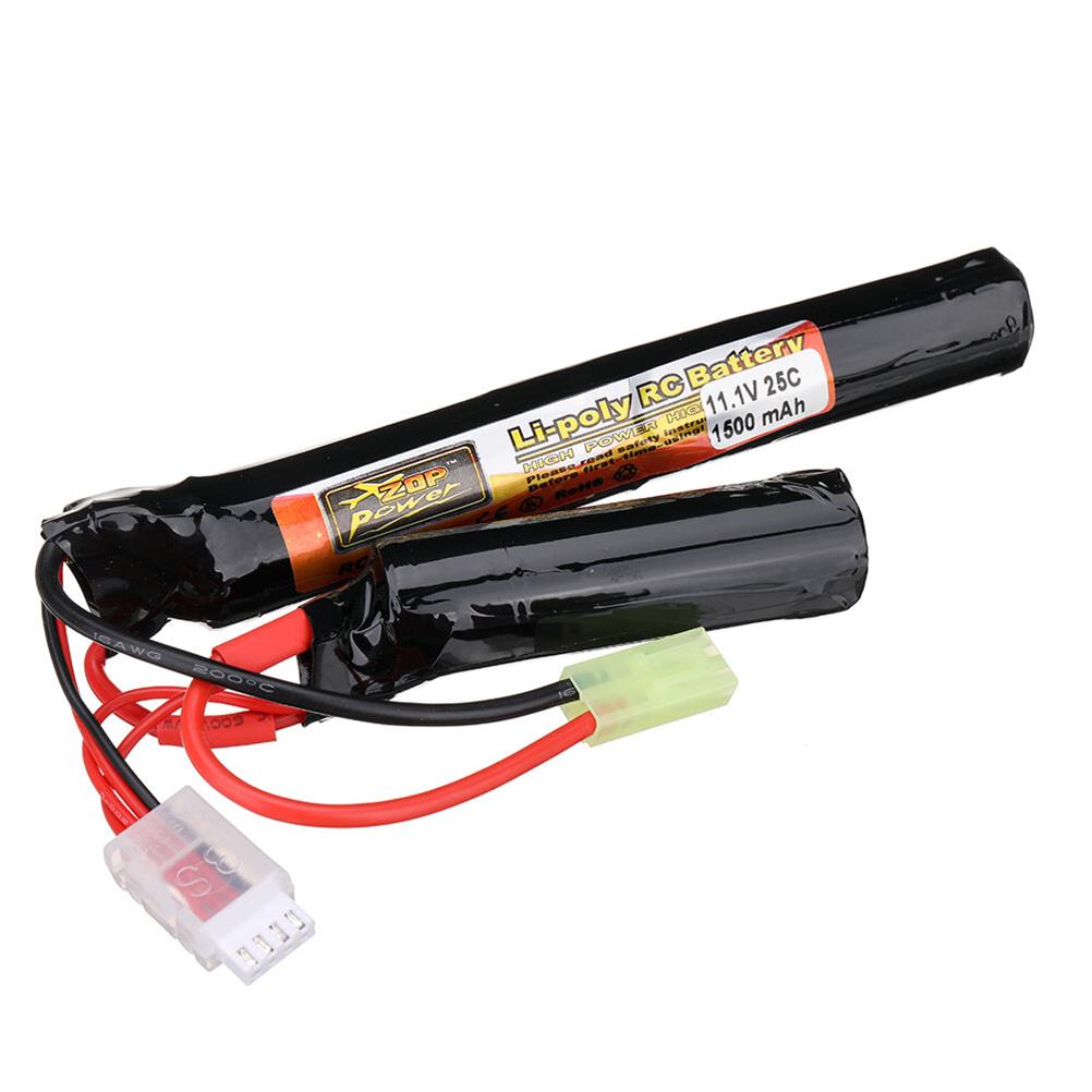 RC1988233 - ZOP Power 11.1V 1500mAh 25C 3S LiPo Battery Tamiya Plug With T Plug Cable for RC Car
