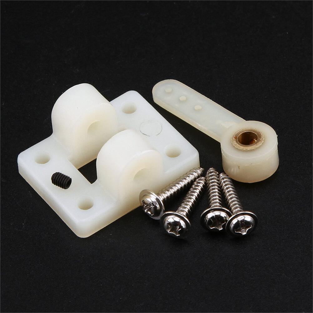 RC1988412 - 5PCS 3.1mm/ 4.1mm Front Wheel Landing Gear Fixed Seat With Rocker Arm for RC Airplane Fixed Wing