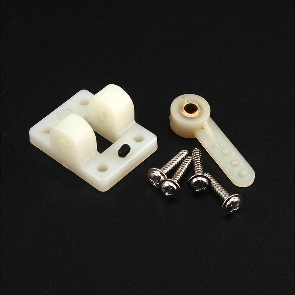 RC1988412 1 - 5PCS 3.1mm/ 4.1mm Front Wheel Landing Gear Fixed Seat With Rocker Arm for RC Airplane Fixed Wing