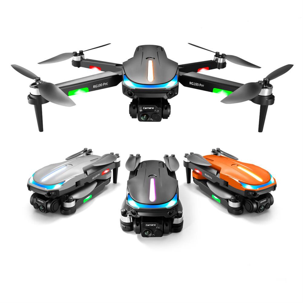 RC1989869 1 - RG100 PRO WiFi FPV with 4K 720P ESC HD Dual Camera 3 Side Obstacle Avoidance Optical Flow Flowing Light Brushless Foldable RC Drone Quadcopter RTF