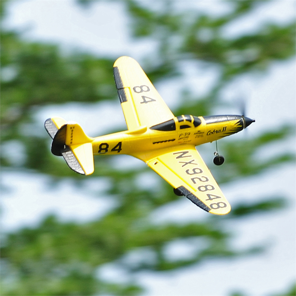 RC1989935 - TOP RC HOBBY 402mm Mini P39 2.4G 4CH 6-Axis Gyro One Key Aerobatics U-Turn EPP Scaled Warbird RC Airplane RTF for Beginners Compatible OpenTX Transmitter