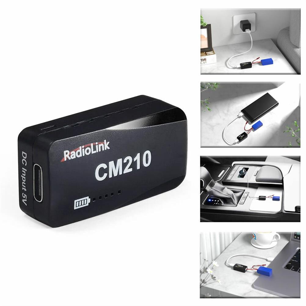 RC1993427 - Radiolink CM210 20W 1.5A DC Balance Charger  5V Input USB Type-C for 2S LiPo Battery Charging / Balance / Repair Mode Self-adaptive
