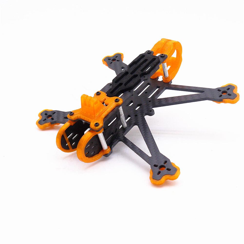 RC1994393 - TEOSAW Drake35 155mm Wheelbase Carbon Fiber 3.5 Inch Frame Kit Support Vista Air Unit for DIY RC Drone FPV Racing