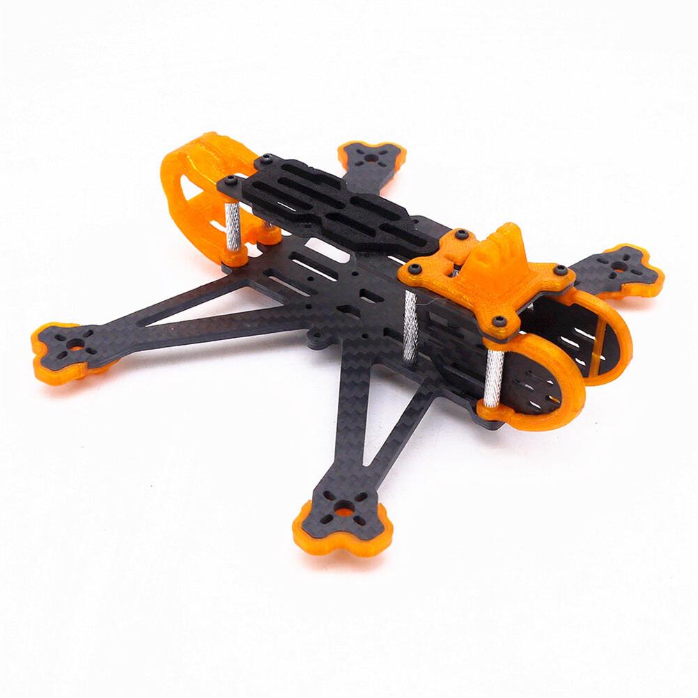 RC1994393 1 - TEOSAW Drake35 155mm Wheelbase Carbon Fiber 3.5 Inch Frame Kit Support Vista Air Unit for DIY RC Drone FPV Racing