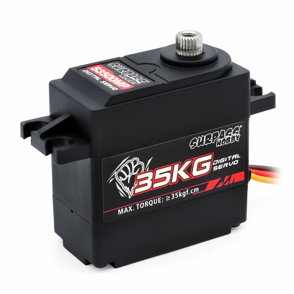 RC1994535 - SURPASS-HOBBY 35KG S3500MP Plastic Digital Servo /S3500M Semi-aluminum Frame Digital high Voltage Steering Gear Servo for Fixed Wing Aircraft Helicopter Robot